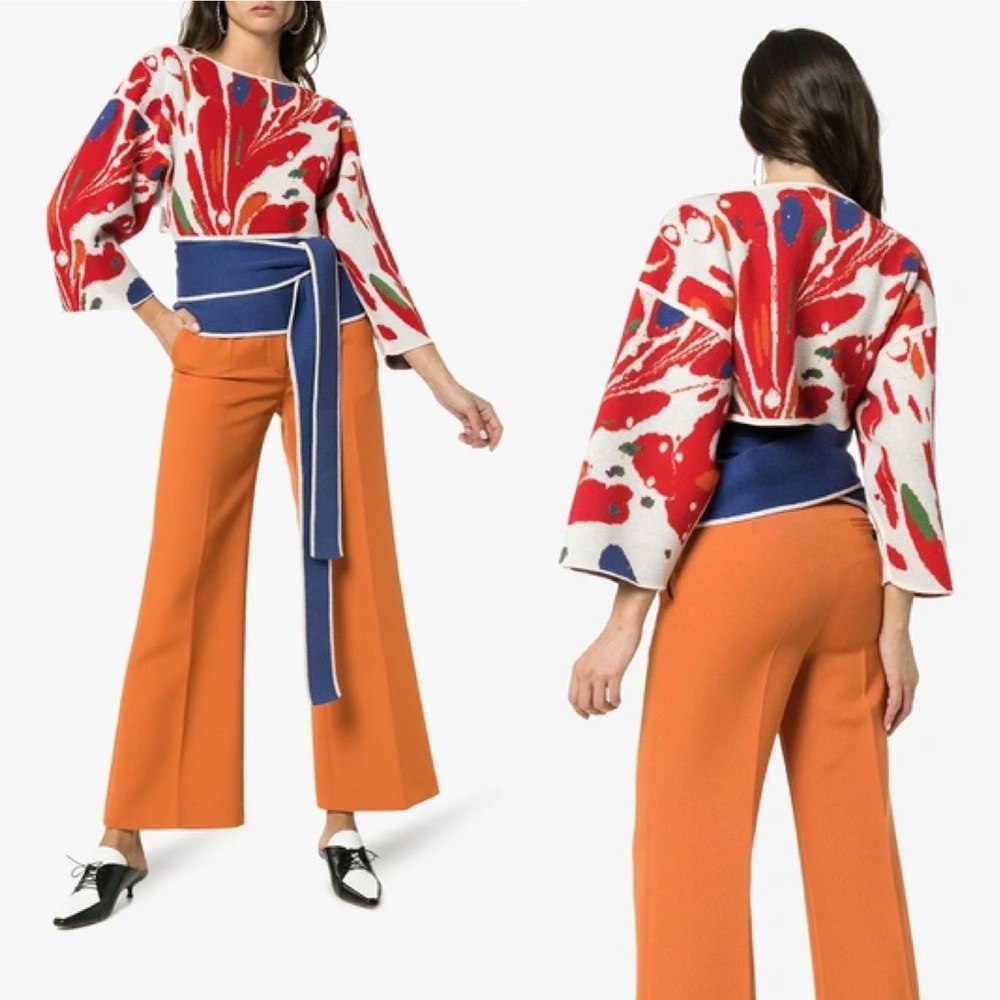 Rosie Assoulin Elad’s Dad Cashmere Wrap Sweater